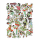 Search for vintage pinup stickers Halloween