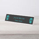 Search for skull name plates Black