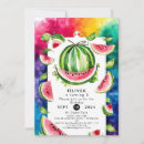 Search for watermelon birthday invitations Simple