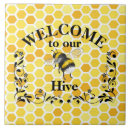 Search for bee tiles Illustration