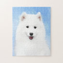 Search for samoyed puzzles Dog