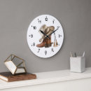 Search for cowboy boot clocks Country