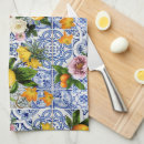 Search for floral tea towels Italian
