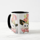Search for fancy cat mugs Illustration