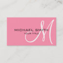 Search for baker business cards Pink