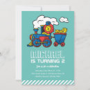 Search for cute train cards invites Carnival