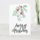 Search for blank christmas cards Watercolor