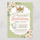 Search for mint and gold baby shower invitations For kids