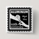 Search for aluminium badges Black and white