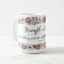 Search for strength bible verse mugs Women