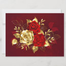 Search for three roses invitations Red