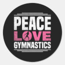Search for love gymnastics stickers Peace