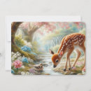 Search for cute fawn cards Floral