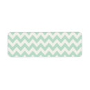 Search for green chevron return address labels Pattern