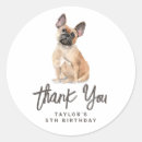 Search for french birthday stickers Dog