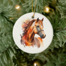 Search for horse head christmas tree decorations Equestrian