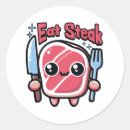 Search for eat meat stickers Steak