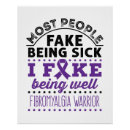 Search for fibromyalgia purple ribbon posters Warrior
