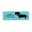 Search for doxie return address labels Dog