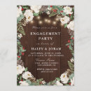 Search for rustic winter engagement party invitations Elegant