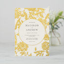 Search for gilded wedding invitations Classic