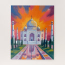 Search for taj mahal puzzles Watercolor