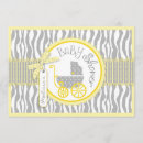 Search for zebra print baby shower invitations Gender neutral