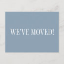Search for dusty blue postcards Modern