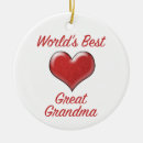 Search for great grandma christmas tree decorations Pretty