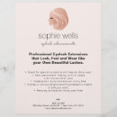 Search for eyelash extensions flyers Makeup artist