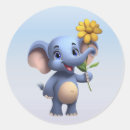 Search for cartoon elephants stickers Whimsical