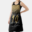 Search for glittery aprons Gold