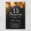 Search for elegant quinceanera invitations Gold glitter