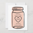 Search for mason jar save the dates Pink
