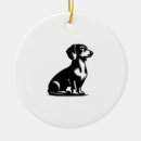 Search for dachshund christmas tree decorations Weimaraner