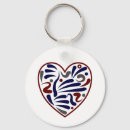 Search for abstract heart key rings Modern