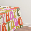 Search for happy birthday tablecloths Cute