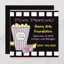 Search for pink popcorn invitations Ticket