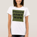 Search for wife womens tshirts Army