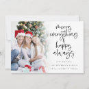 Search for merry everything happy always cards Modern