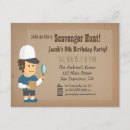 Search for scavenger hunt birthday invitations Treasure