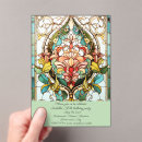 Search for stained glass invitations Vintage