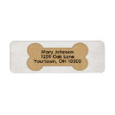Search for dog bone return address labels Pet