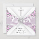 Search for grey first communion invitations Pink