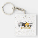 Search for cat illustration key rings Cartoon