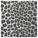 Search for black leopard animal print fabric Black and white