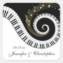 Search for key wedding stickers Piano keys