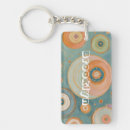 Search for swirl rectangular key rings Blue