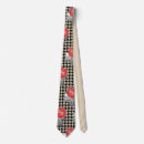 Search for houndstooth ties Black and white