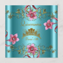 Search for pink and blue quinceanera invitations 15th birthday party